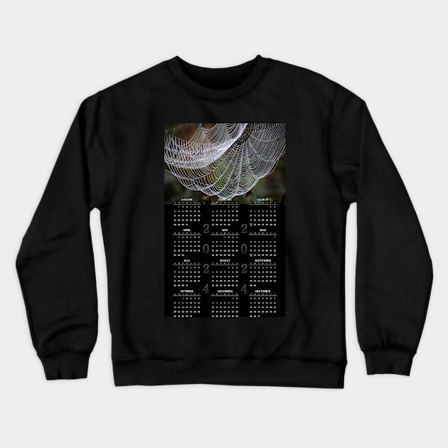 Beadwork • 2024 Year-at-a-glance Calendar Crewneck Sweatshirt by photoclique